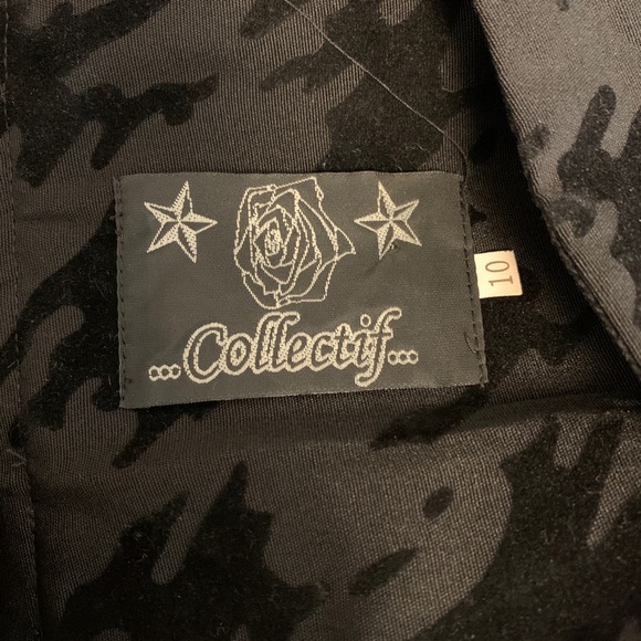 Collectif houndstooth dress UK 10 - Picture 6 of 6